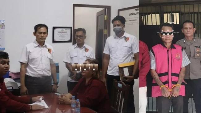 Pasutri jadi tersangka korupsi dana desa rugikan negara Rp 490 juta. (Foto: HO- Polres Lamandau)
