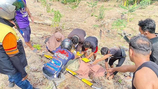 La Jemo (60) alami luka bakar akibat kebakaran lahan dan meninggal dunia. (Foto: Istimewa)