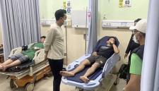 Relawan karhutla yang tengah dirawat di IGD RS Ratu Zalecha Martapura. (detikKalimantan/Khairun Nisa)
