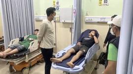 Relawan karhutla yang tengah dirawat di IGD RS Ratu Zalecha Martapura. (detikKalimantan/Khairun Nisa)