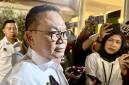 Menteri Koordinator Bidang Politik dan Keamanan (Menko Polkam) Dudung Abdurachman menjawab pertanyaan wartawan setelah mengikuti rapat terbatas di Istana Kepresidenan RI, Jakarta, Senin (12/10/2026). (Antara/Genta Tenri M)