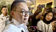 Menteri Koordinator Bidang Politik dan Keamanan (Menko Polkam) Dudung Abdurachman menjawab pertanyaan wartawan setelah mengikuti rapat terbatas di Istana Kepresidenan RI, Jakarta, Senin (12/10/2026). (Antara/Genta Tenri M)