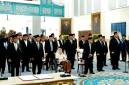 Anggota Dewan Pertimbangan Presiden (Wantimpres) RI mengikuti prosesi pelantikan yang dipimpin oleh Presiden Prabowo Subianto di Istana Negara, Jakarta, Jumat (2/10/2026). (Foto: HO-BPMI Sekretariat Presiden)